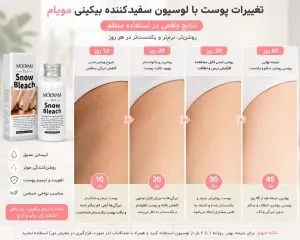اثر لوسیون بیکینی مویام در طول دوره مصرف