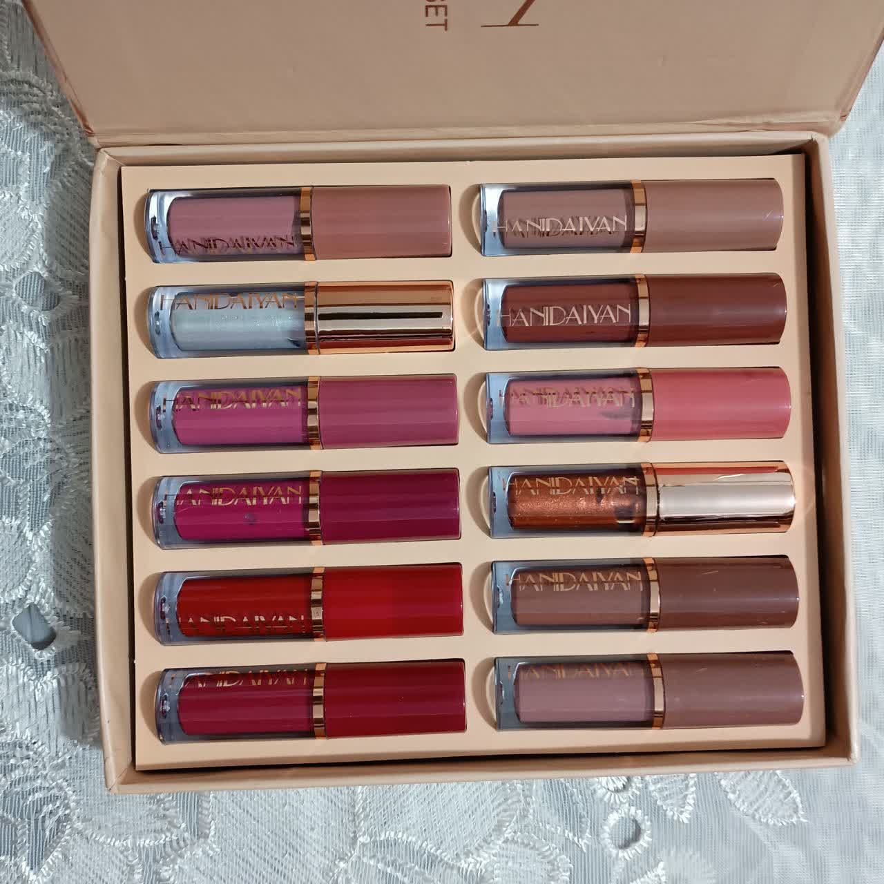 پالت رژ لب 12 عددی