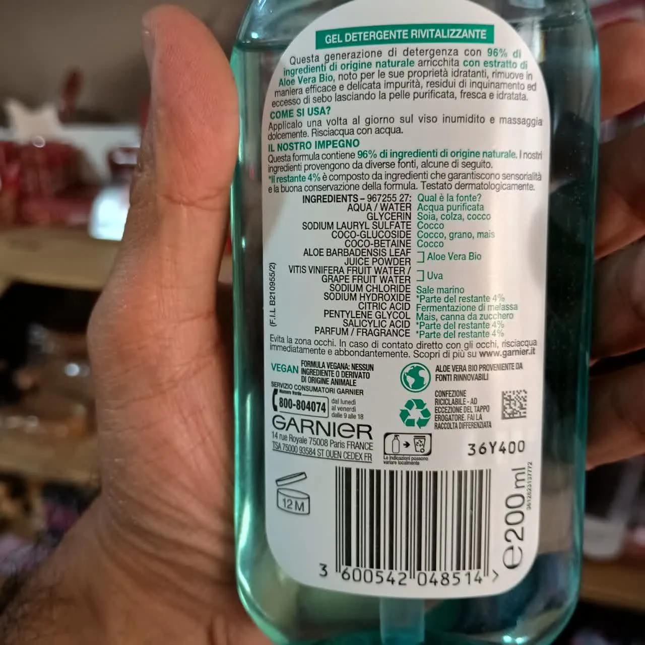 ژل شستشوی گارنیر اورجینال