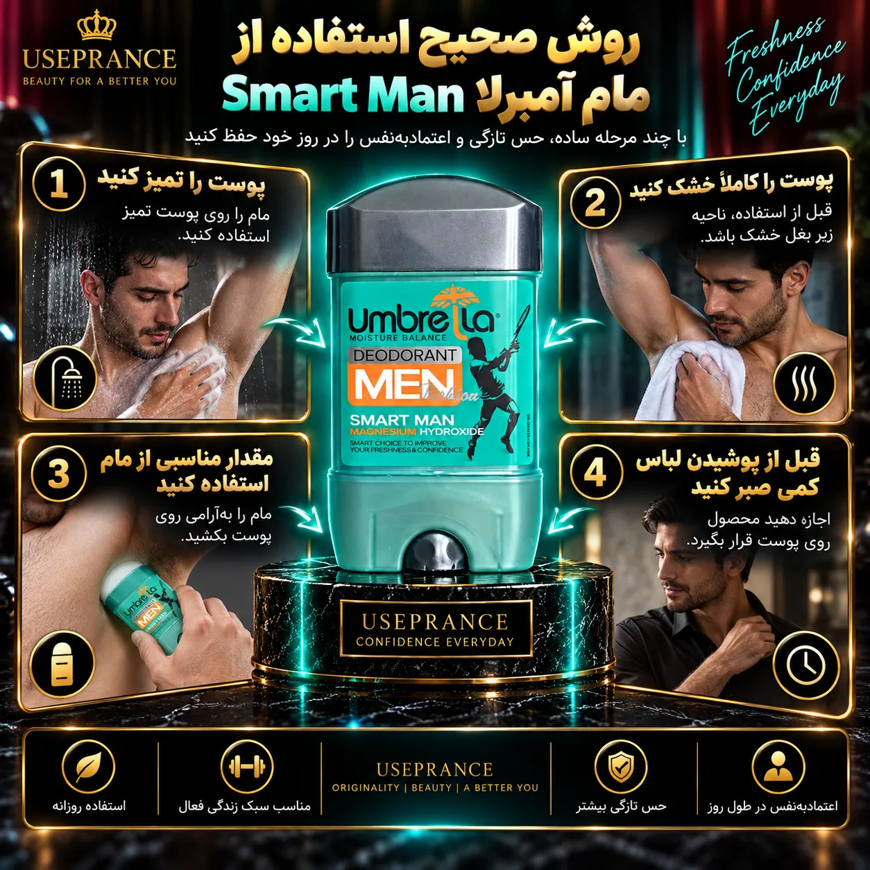 بهترین روش استفاده از مام امبرلا سبز