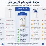 مزیت مام داو قارچی اورجینال نسبت به اسپری