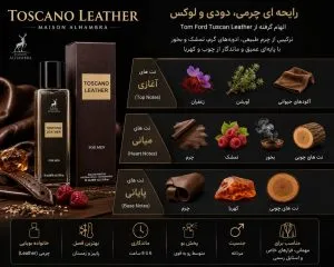 بررسی رایحه و نتهای بویایی ادکلن توسکانو لدر الحمبرا 35 میل