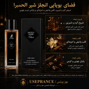 نوت ها و رایحه ادکلن انجلز شیر الحمبرا