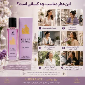 ادکلن اکلت الحمبرا کجا استفاده میشود؟ محیط کار قرار عاشقانه مهمانی
