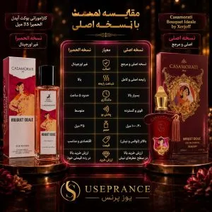 مقایسه کازوموراتی بوکت ایدل الحمبرا با نسخه اورجینال
