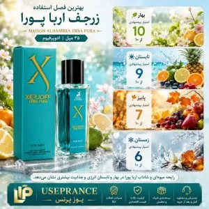 بهترین فصل برای استفاده از ادکلن زرژوف الحمبرا؟ بهار تابستان