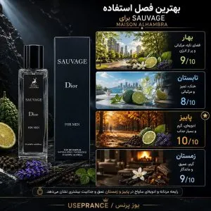 بهترین فصل برای ادکلن ساواح دیور الحمبرا 35 میل؟ بهار تابستان
