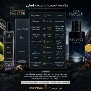 مقایسه نسخه ساواج دیور الحمبرا با نسخه اصلی