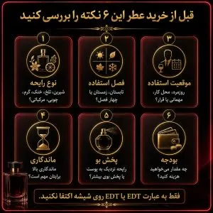 نکات قابل توجه قبل از خرید عطر و ادکلن