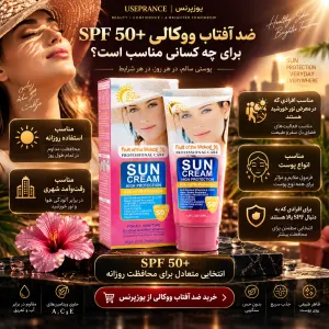 راه درست استفاده از ضد آفتاب ووکالی SPF 50+