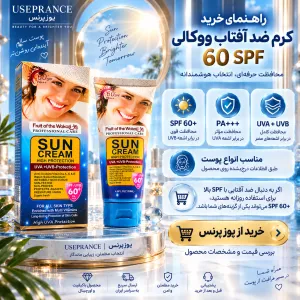 خرید کرم ضد آفتاب ووکالی 60 SPF از یوزپرنس