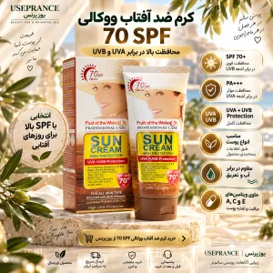 مشخصات و SPF ضد آفتاب ووکالی SPF 70