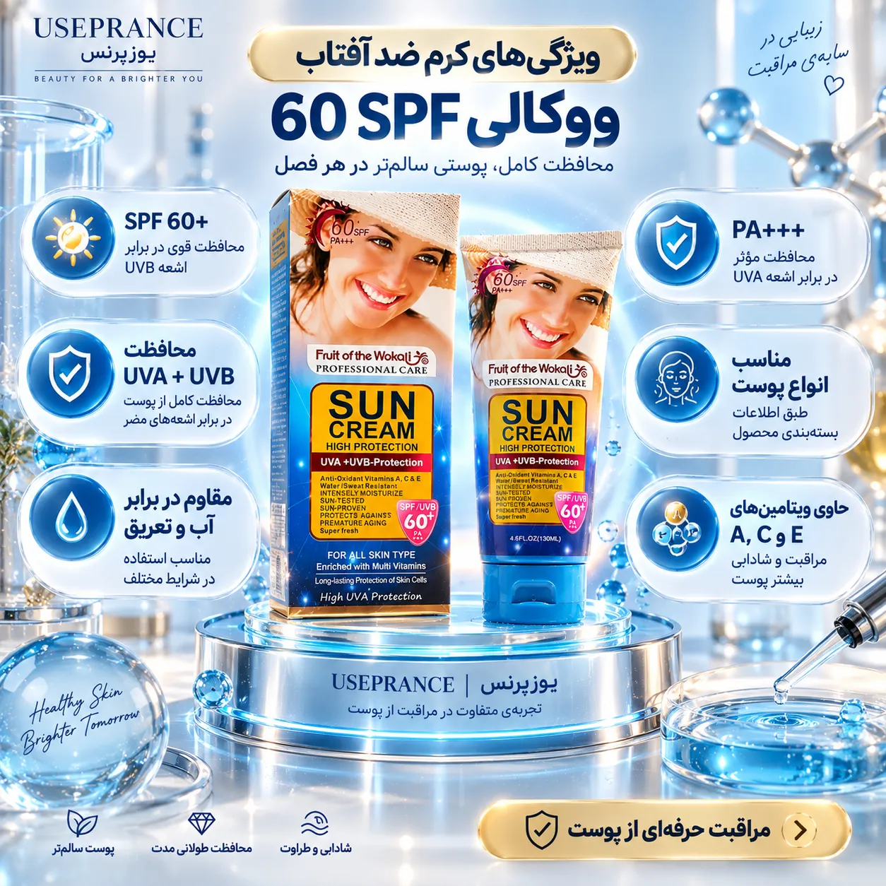 بررسی مشخصات ضد افتاب ووکالی
